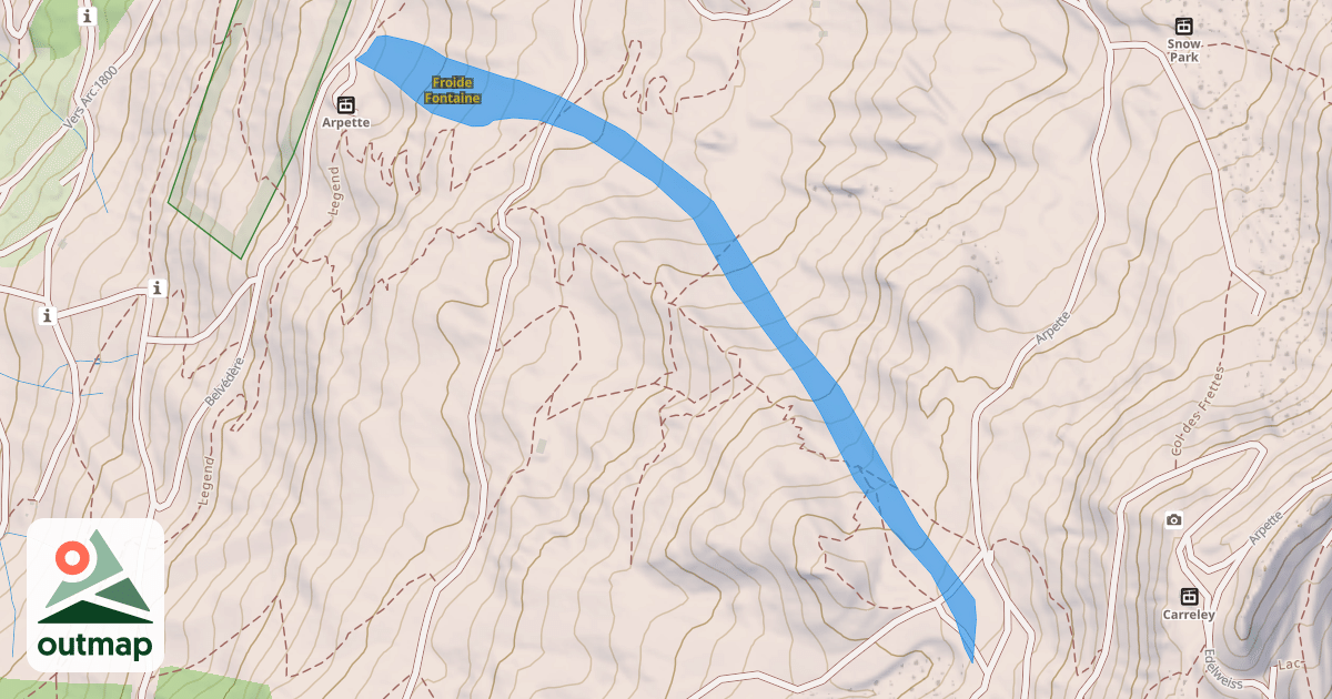 Map of Froide Fontaine