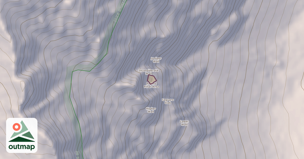 Map of Pepino Pillar Area