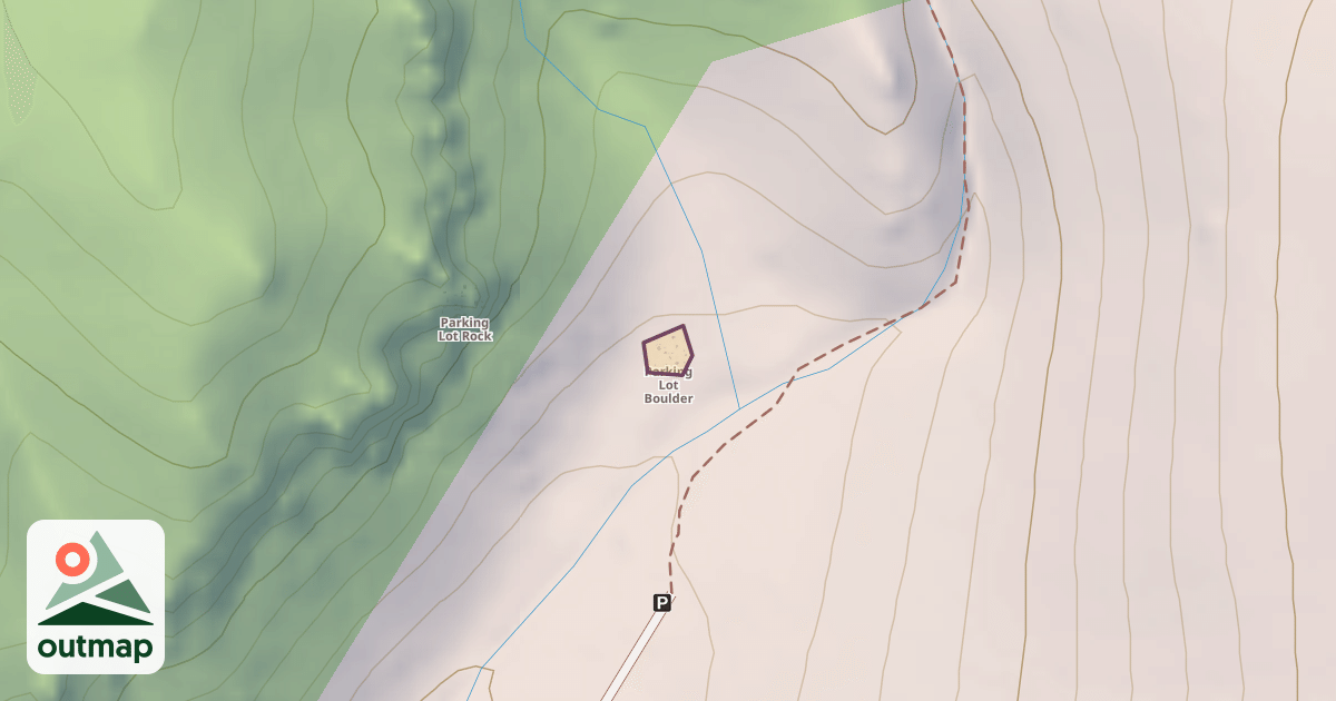 Map of Parking Lot Boulder