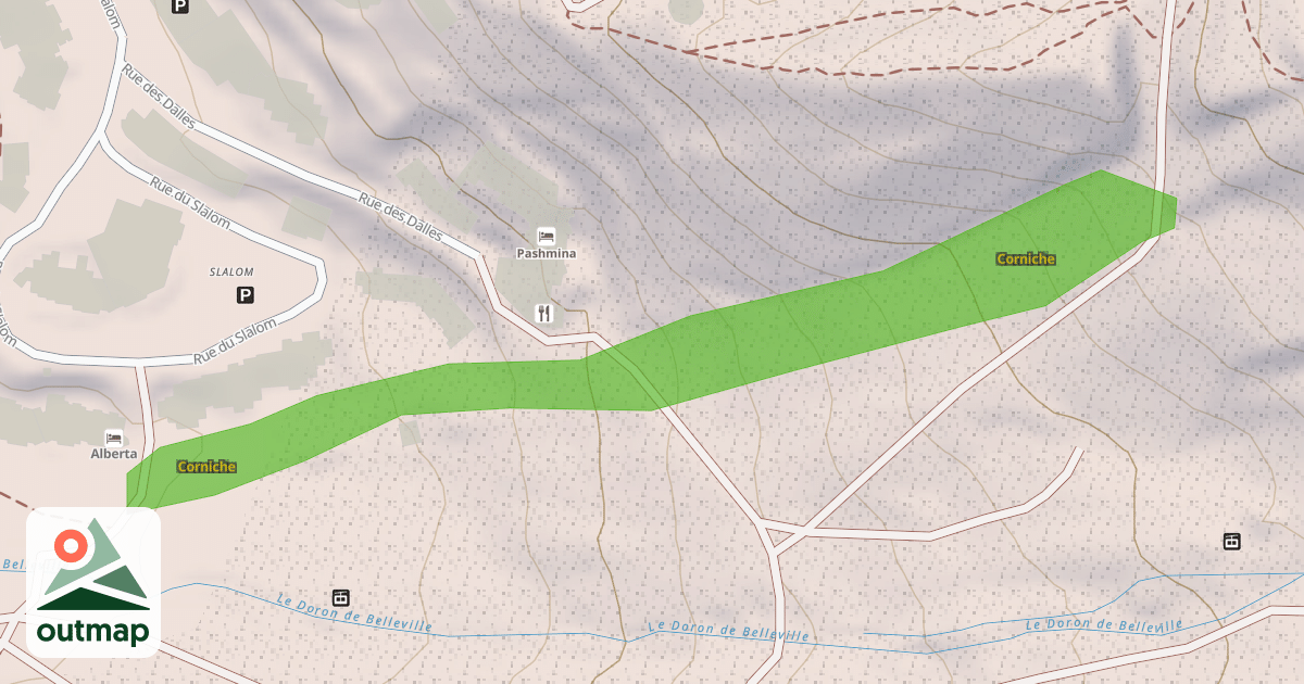 Map of Corniche