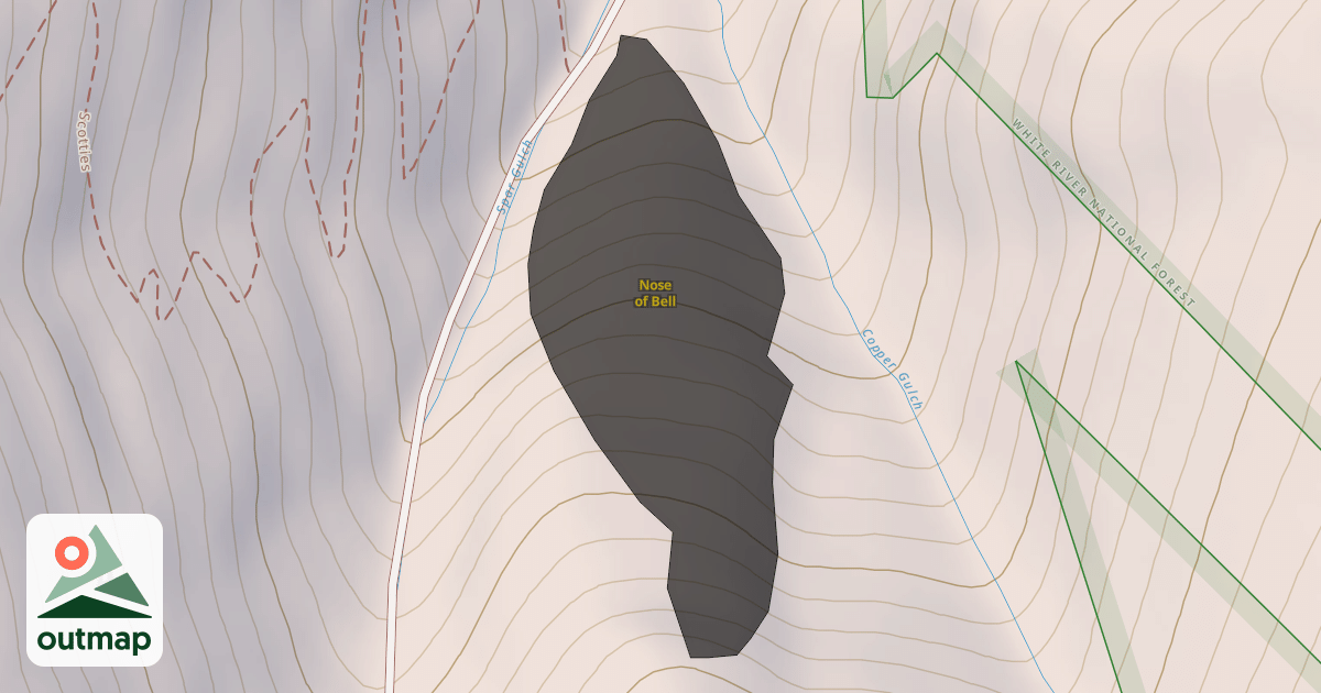 Map of Nose of Bell