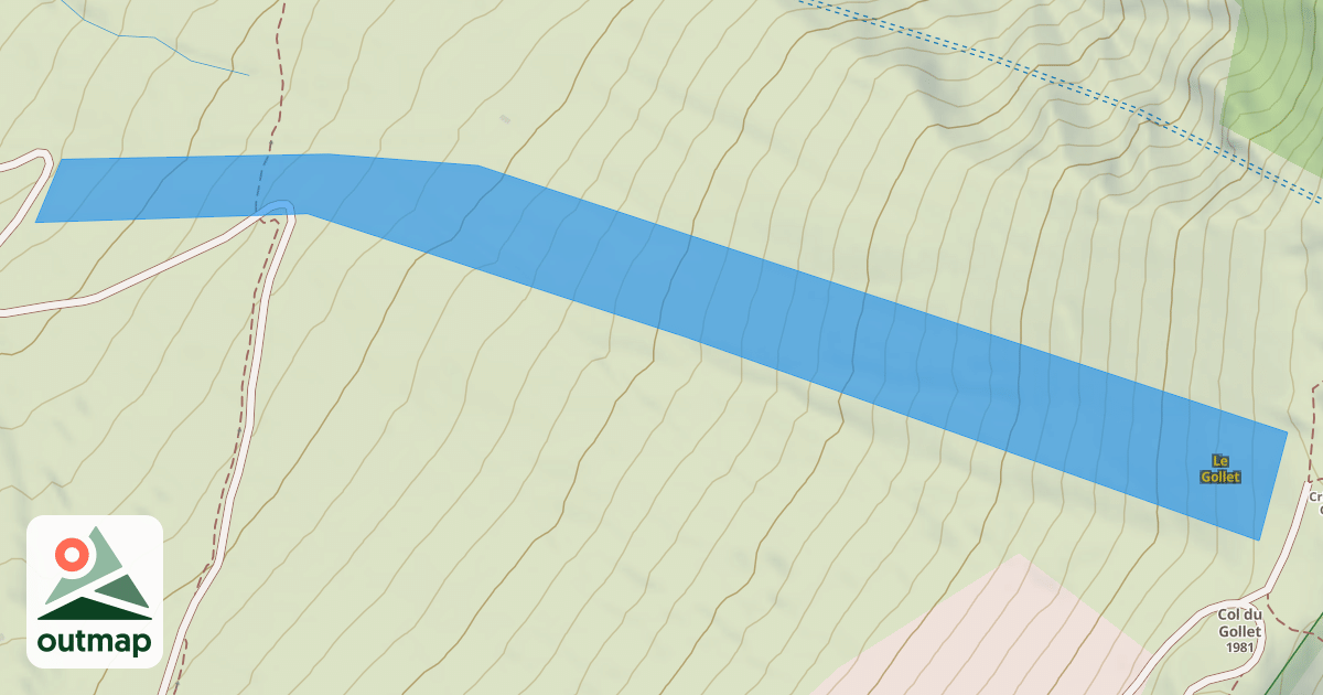 Map of Le Gollet