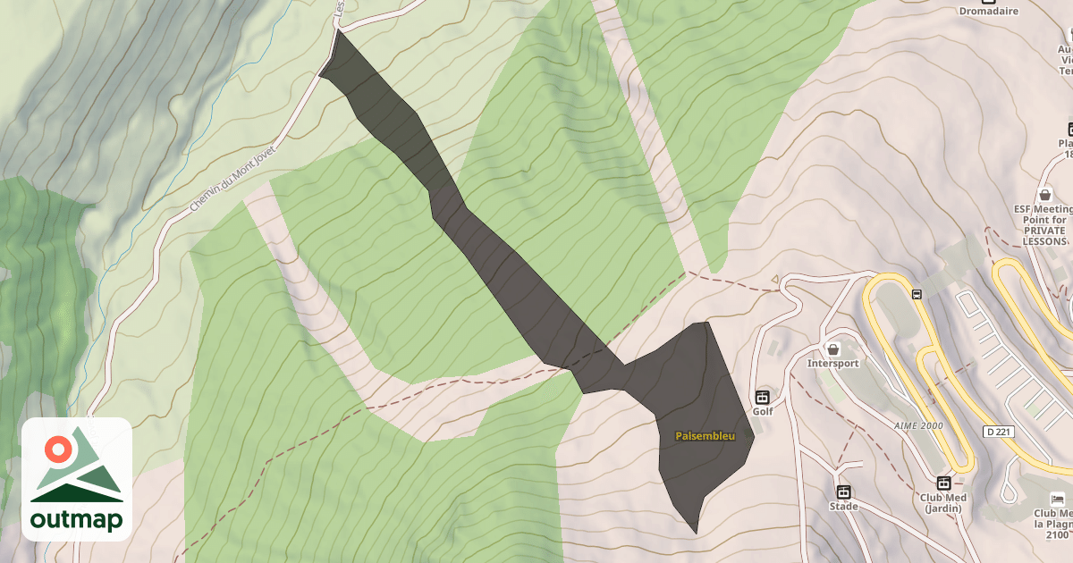 Map of Palsembleu