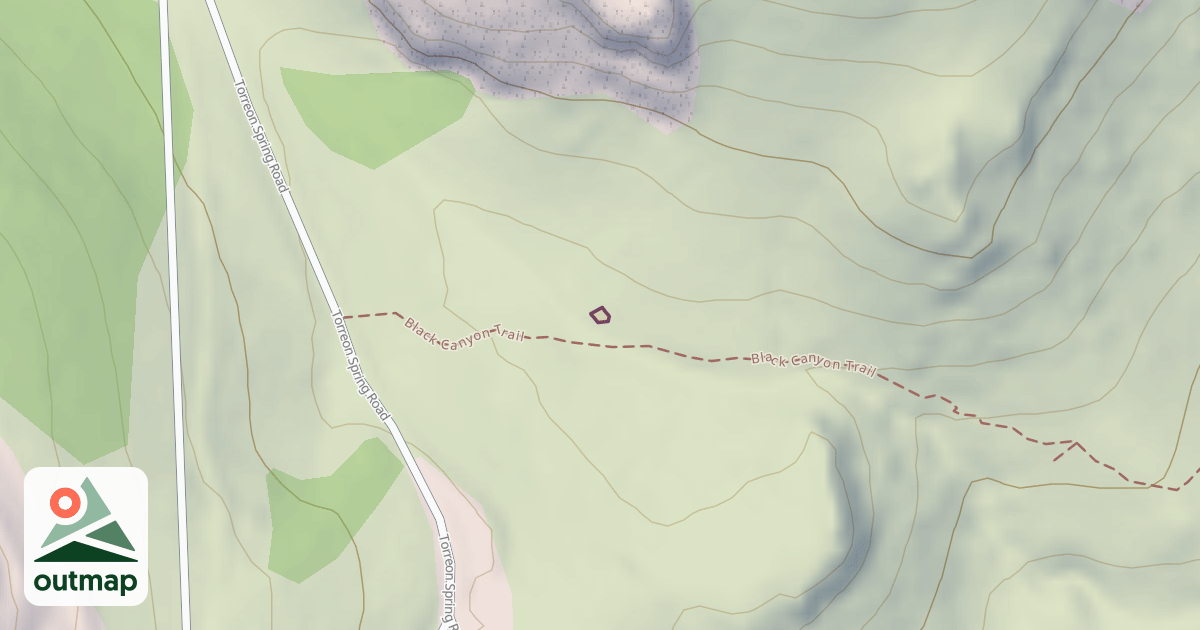 Map of Climbing Boulder