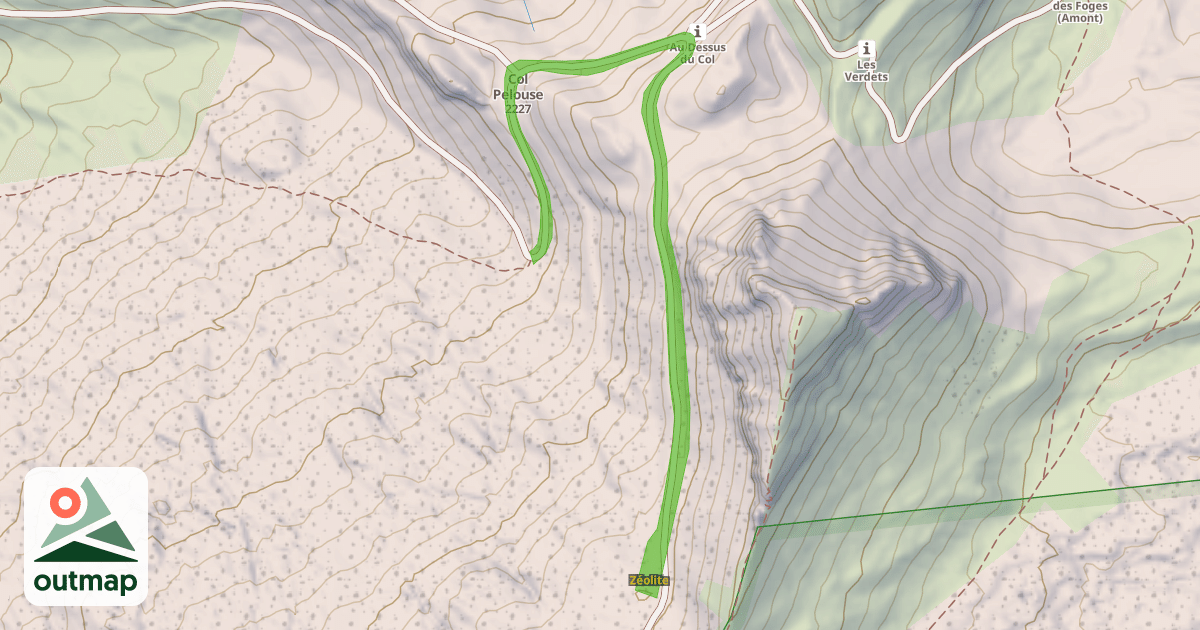 Map of Zéolite