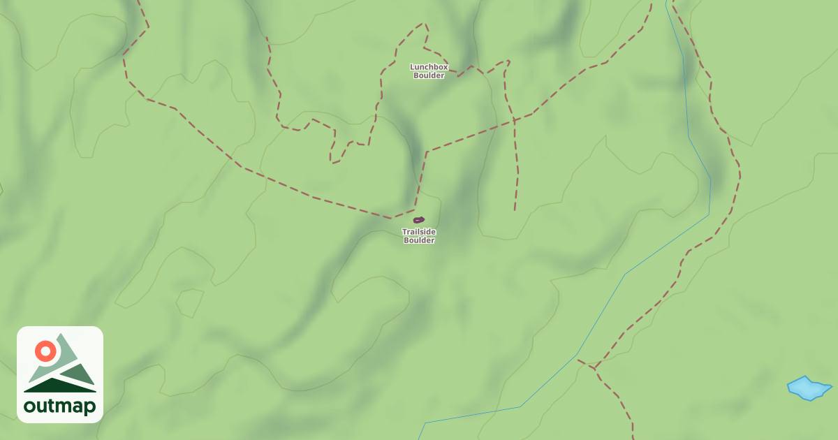 Map of Trailside Boulder