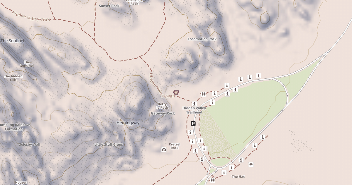 Map preview of Entrance boulder