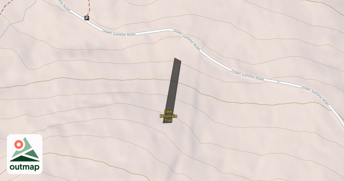 Map of 10th Mountain Trail