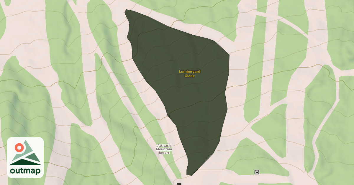 Map of Lumberyard Glade