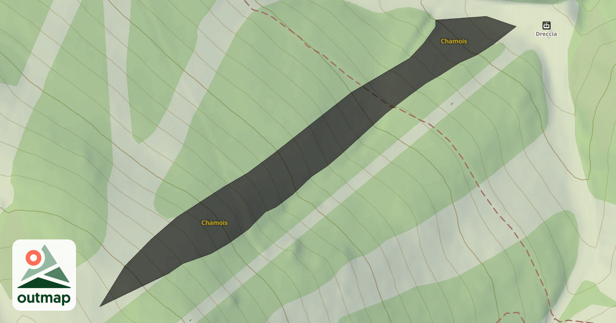 Map of Chamois
