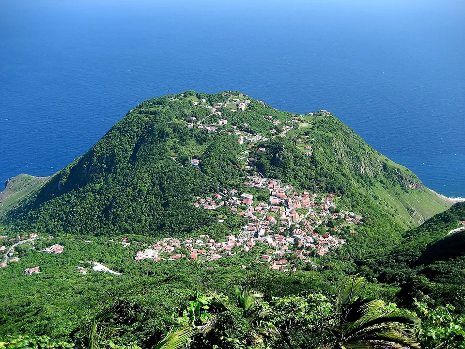 Bonaire, Saint Eustatius and Saba — View from Mt Scenery, Saba