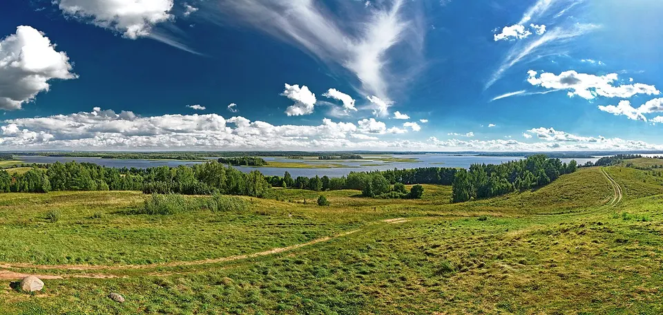 Belarus — Strusta Lake - Panorama - 2