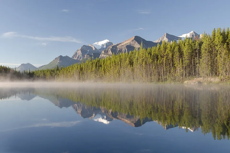 Canada — Herbert Lake beim Icefields Parkway