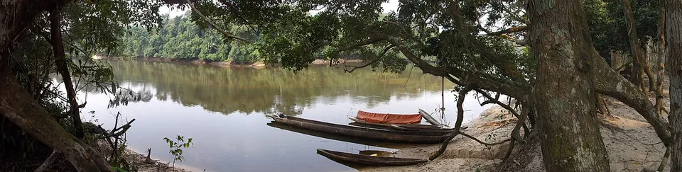 Democratic Republic of the Congo — Lomami River at Katopa Camp, Democratic Republic of the Congo
