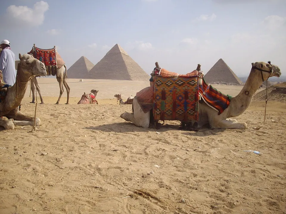 Egypt — Camels and the Pyramids co-existing for centuries.