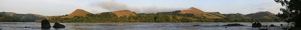 Gabon — Lopé National Park river panorama