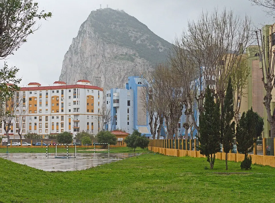 Gibraltar — Gibraltar View of the Rock from La Linea