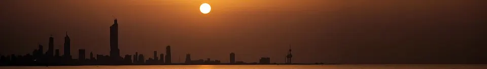 Kuwait — Kuwait sunset banner