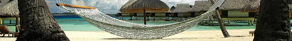 French Polynesia — Polynesian hammock banner