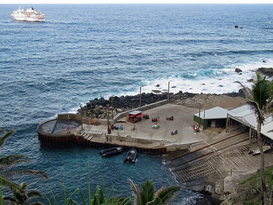 Pitcairn — Pitcairn Anlegestelle