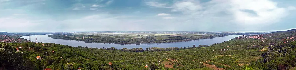 Serbia — Danube in Ritopek, Serbia
