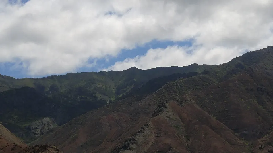 Saint Helena — The Peaks of Diana's Peak National Park from Sandy Bay to the south