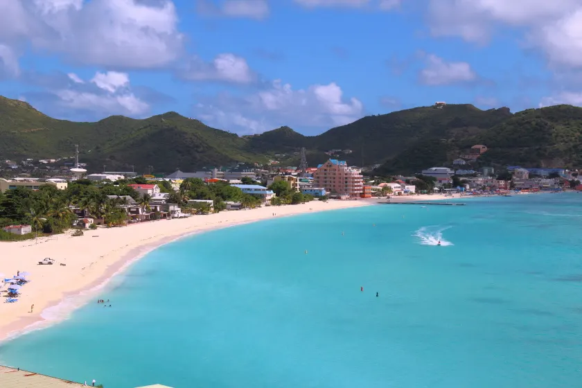 Sint Maarten — Philipsburg and the Great Bay, Sint Maarten, Caribbean