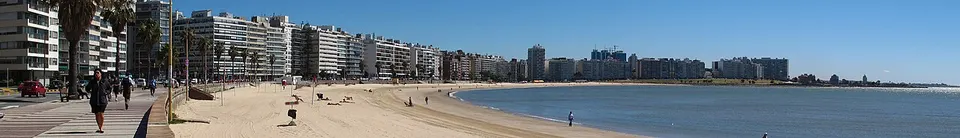 Uruguay — Playa Pocitos Pano banner 2