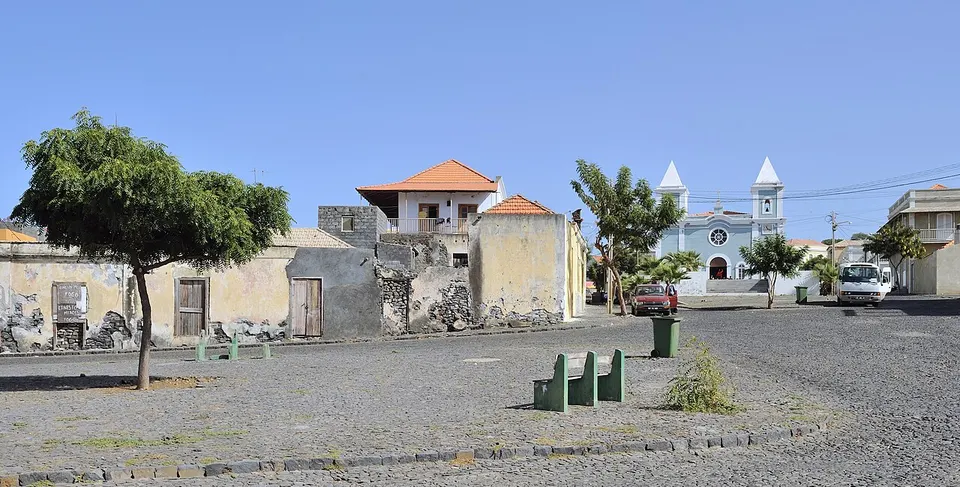 Square São Filipe Cape Verde — São Filipe, Cabo Verde