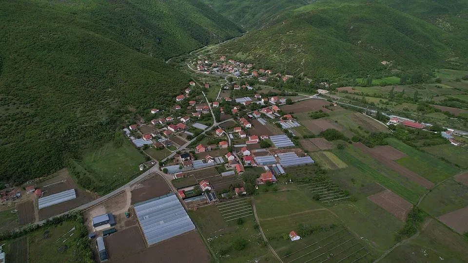 Воздушен поглед на Водоча 2 — Southeast, North Macedonia