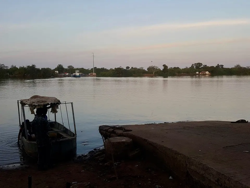 RiverGambia Janjanbureh 20190121 FerryCrossing — Janjanbureh, Gambia