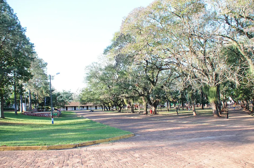 SFE - Plaza Publica Mariscal Estigarribia in Santa Maria de Fe, Paraguay, 2023 — MISIONES, Paraguay
