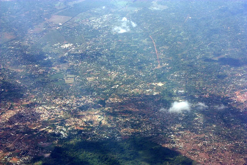 Aerial Photo of Moshi, Tanzania — Kilimanjaro, Tanzania