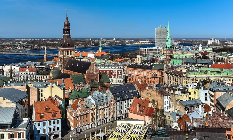 Historic city skyline — Rīga, Latvia
