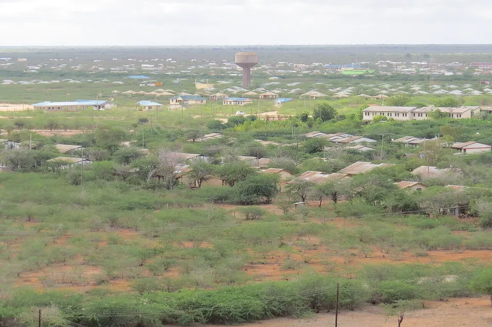 Skyline from main water tower — Tana River, Kenya