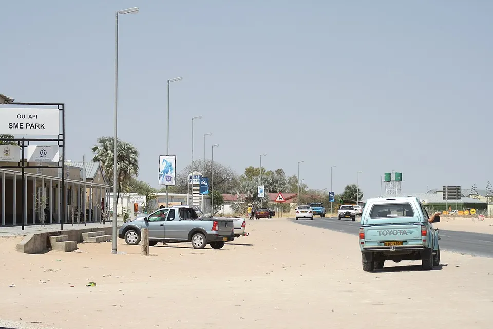 Outapi main street — Omusati, Namibia