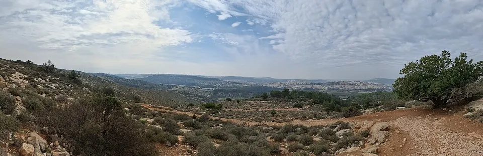 Beit Shemesh panorama east view — Jerusalem District, Israel