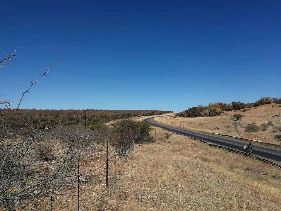 Dry grassland and hills — South-East District, Botswana