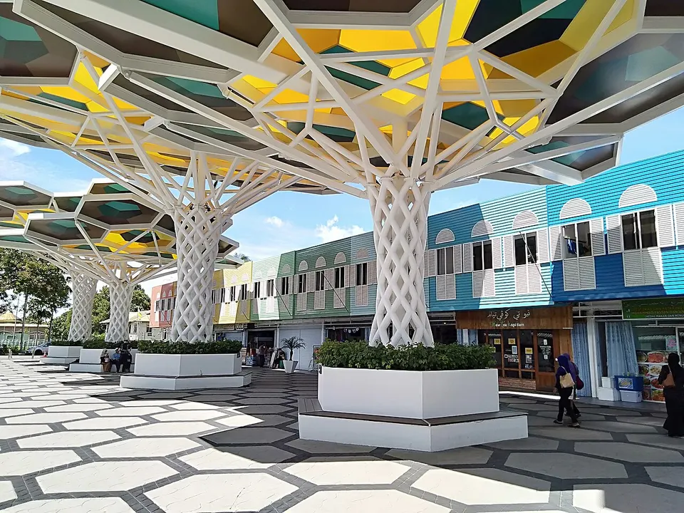 New Pekan Bangar's Pedestrian Mall (2020-11-29) — Temburong, Brunei
