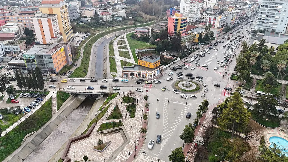 Fier from the air 06 — Fier, Albania