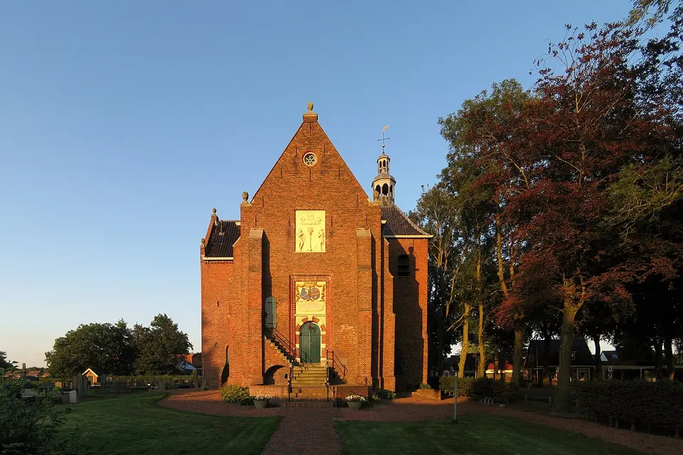 Historic brick building and gardens — Groningen, The Netherlands