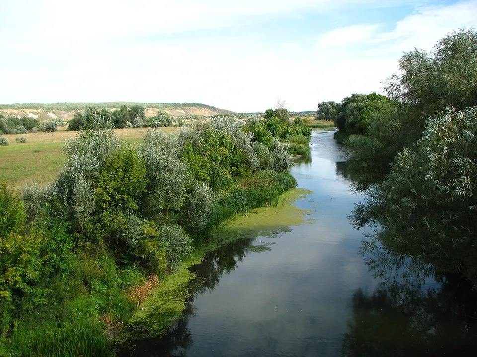 River Aidar — Luhansk Oblast, Ukraine