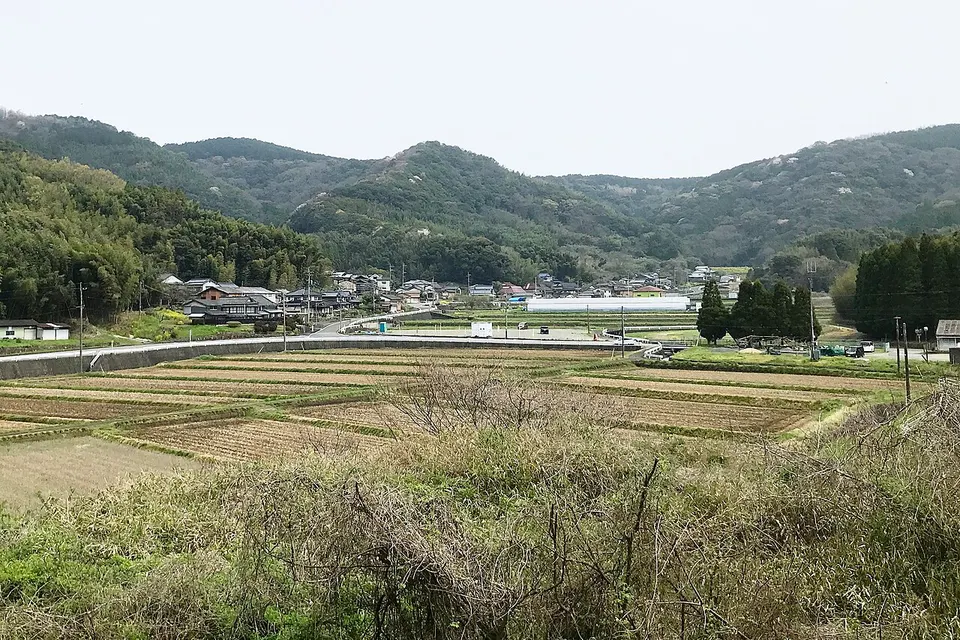 Fields and wooded hills — Saga Prefecture, Japan