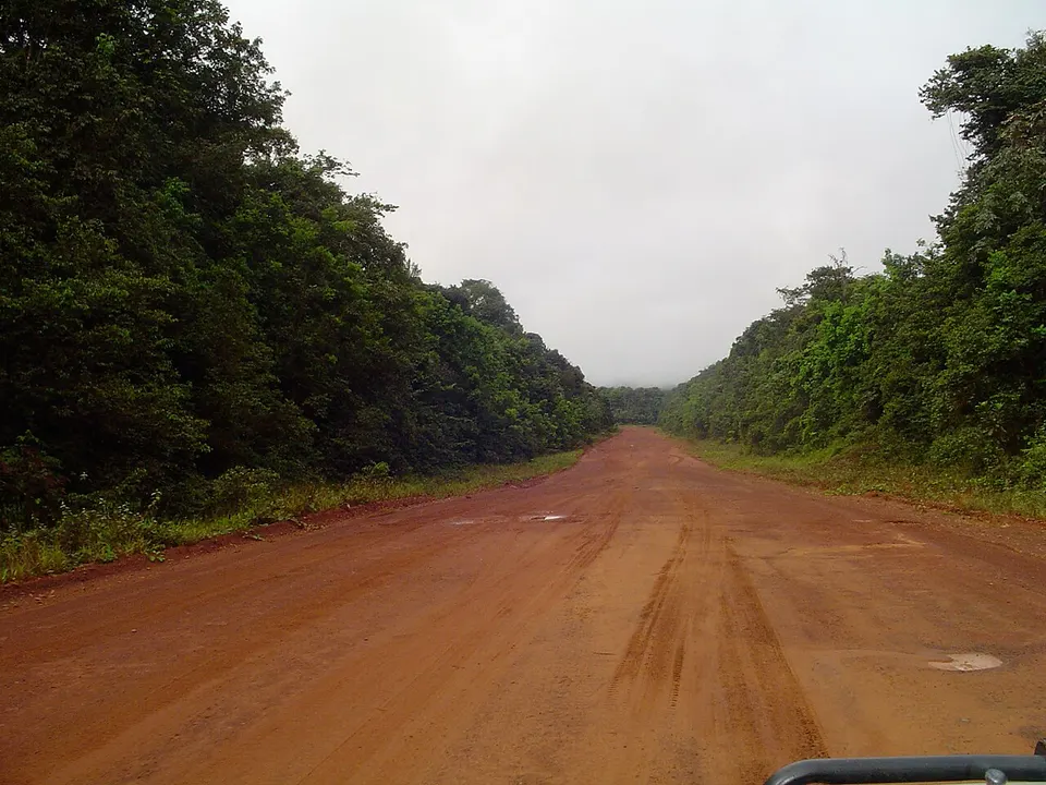 Mabura Road after leaving Linden — Upper Demerara-Berbice, Guyana