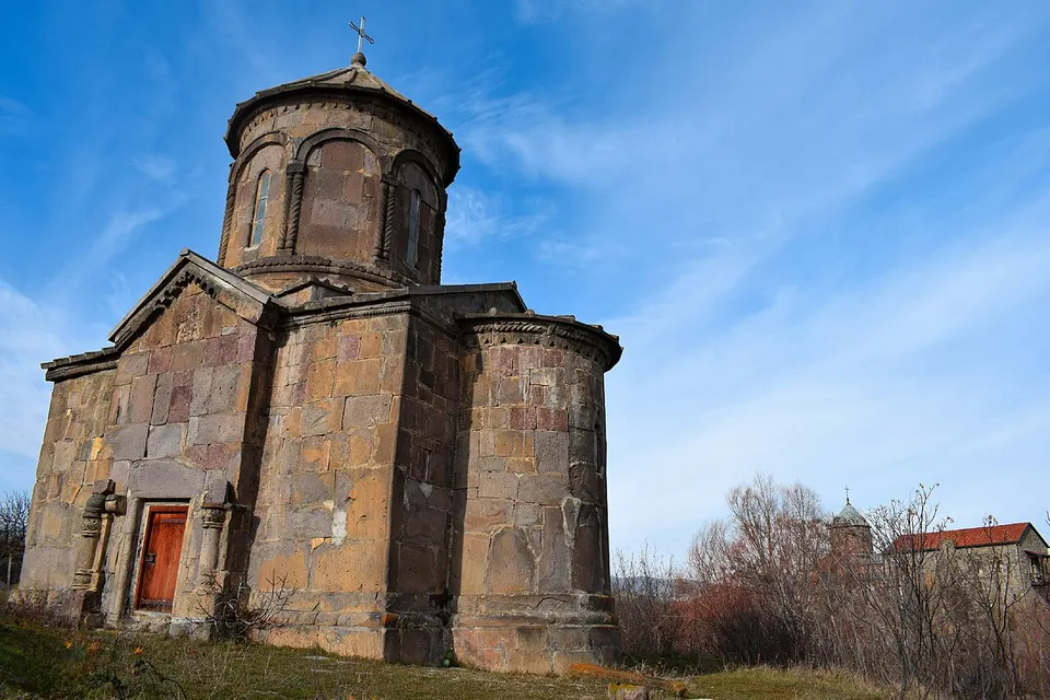 Niqozis mtavarangelozis eklesia (1) 03 — Shida Kartli, Georgia