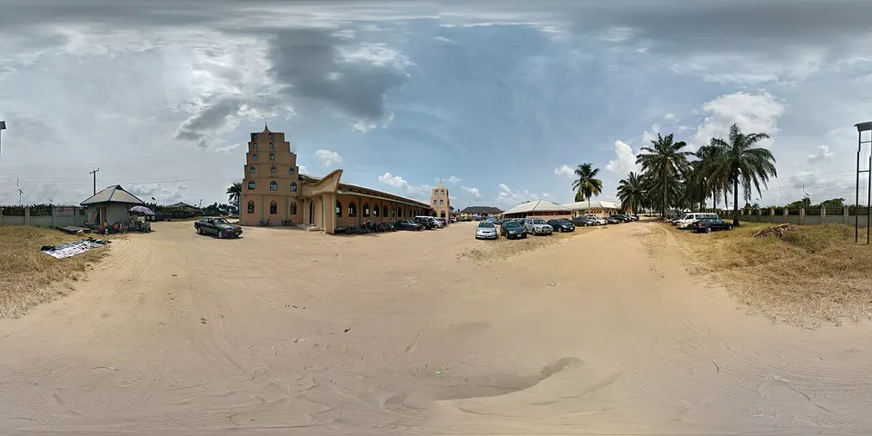 Coastal settlement — Delta, Nigeria
