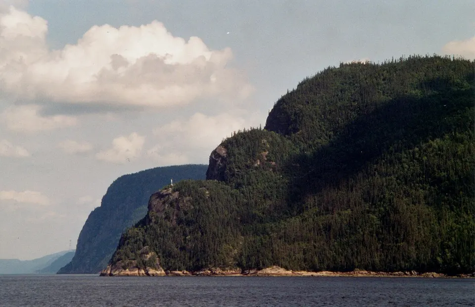 Cap Éternité and Cap Trinité on the Saguenay Fjord — Quebec, Canada