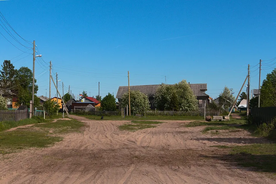 Центр села Солза — Arkhangelsk Oblast, Russia