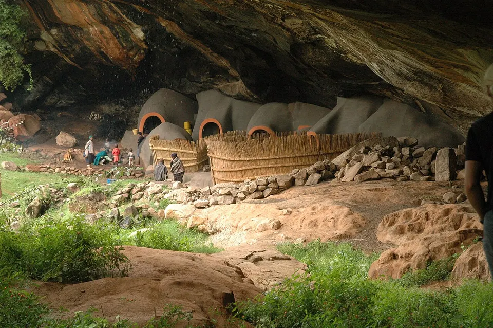 Kome Cave Dwellings (Ha Kome) in Lesotho - 2382 — Berea District, Lesotho