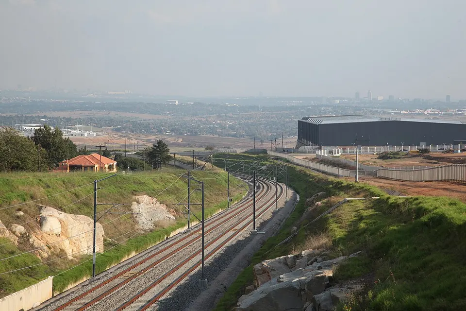 Gautrain-rail reserve-Midrand-001 — Gauteng, South Africa